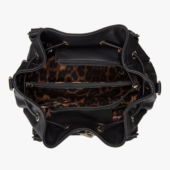 Jessica Simpson Black Erica Drawstring Bag - Picture 4 of 9